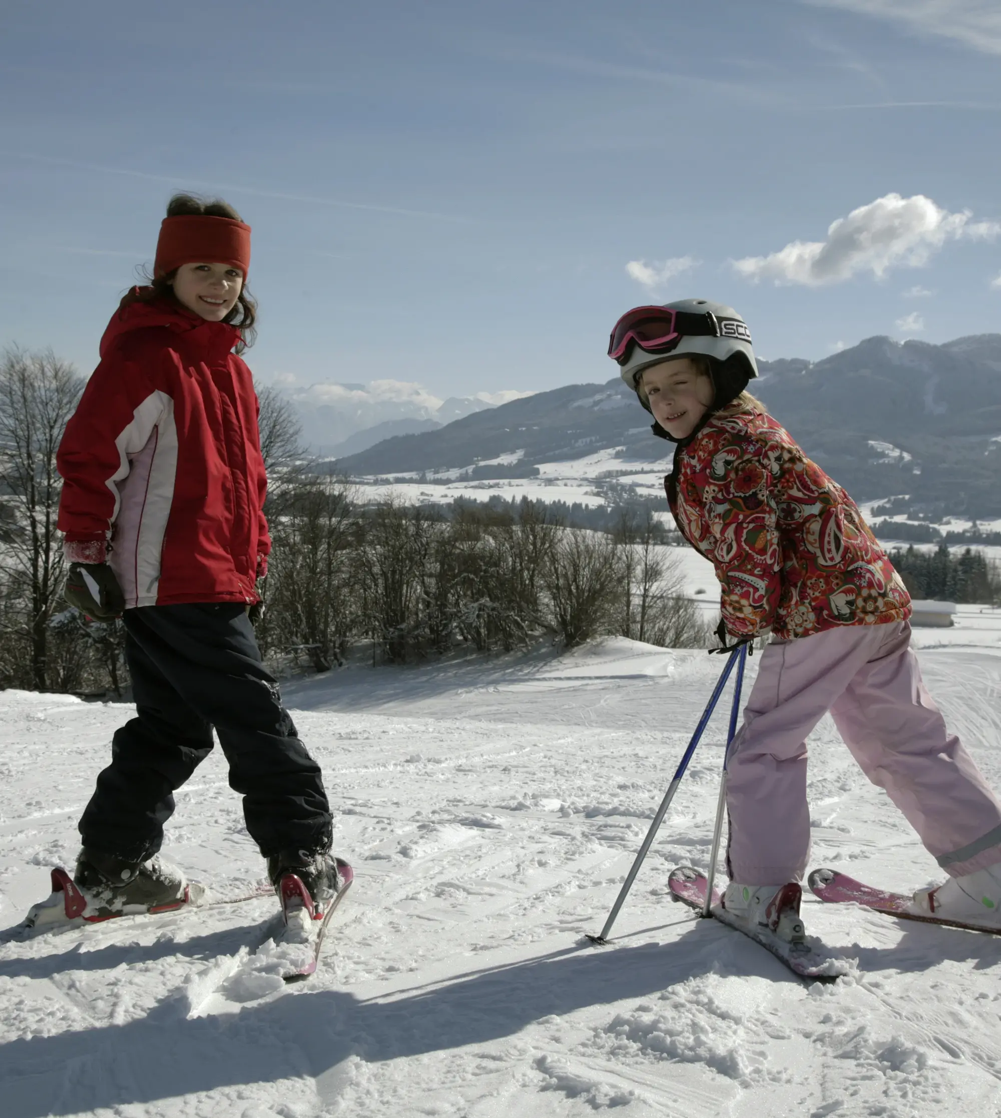 Skifahren auf der Gerhalde in Mittelberg in Oy-Mittelberg